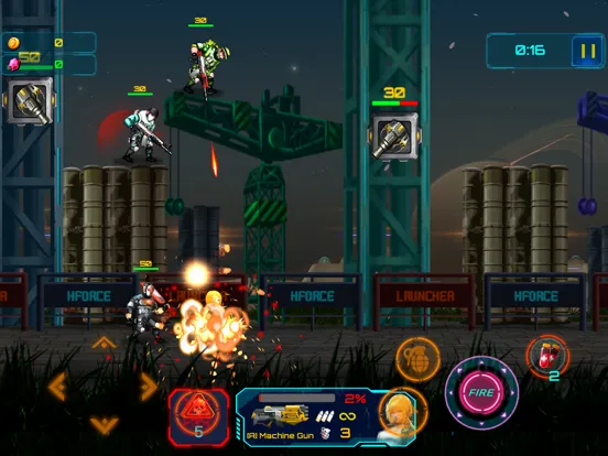 SteelWarriors: 2D Shoot Game iPad  Ekran Görüntüleri