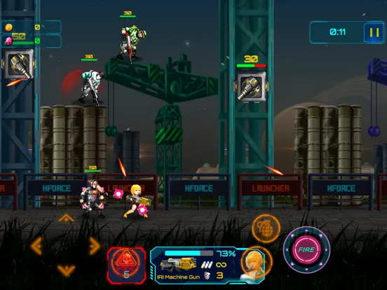 SteelWarriors: 2D Shoot Game iPad  Ekran Görüntüleri