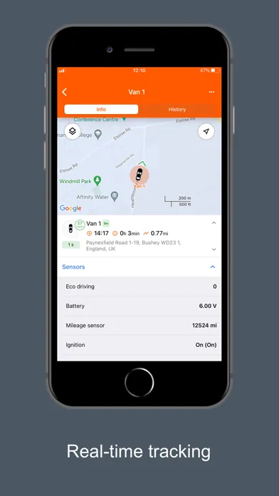 Zrzuty ekranu Navmii Tracker