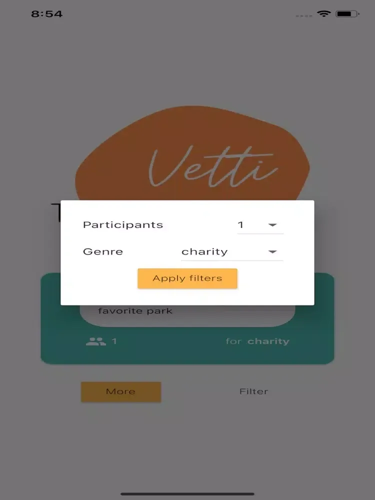 Vetti iPad  স্ক্রিনশট