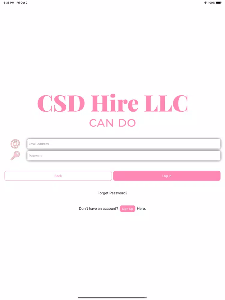CSD Hire LLC iPad  স্ক্রিনশট