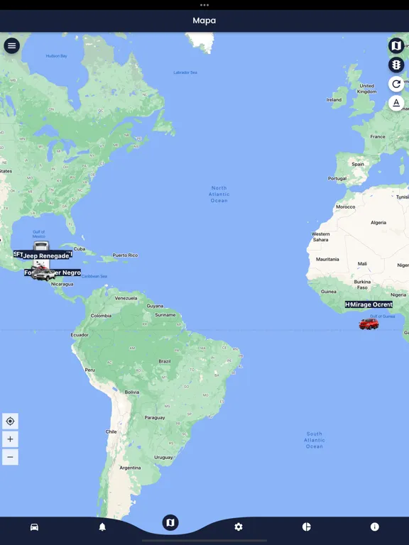 Capturas de pantalla de NAVSTAR GPS iPad 