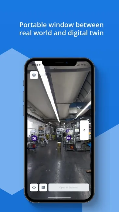 ภาพหน้าจอของ NavVis IVION Go