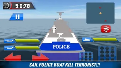 Captures d'écran de Mission Police Boat 3D
