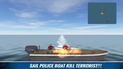 Captures d'écran de Mission Police Boat 3D