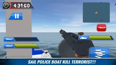 Captures d'écran de Mission Police Boat 3D