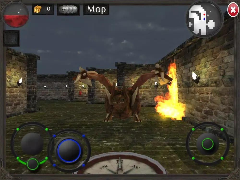 Tangkapan layar Dragon Fear iPad 