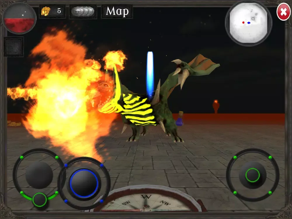 Tangkapan layar Dragon Fear iPad 