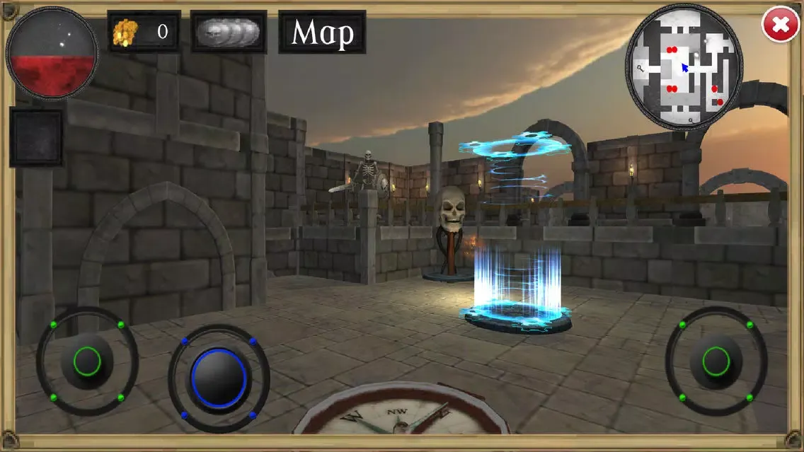 Capturas de tela do Skull Crypt