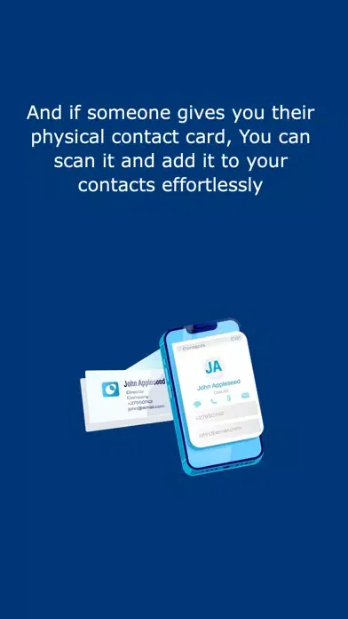 Zrzuty ekranu Omnicard: modern business card
