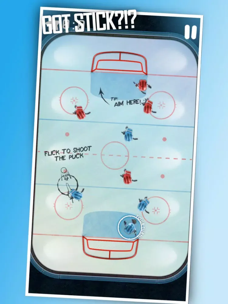 Capturas de tela do Ice Hockey Champs iPad 