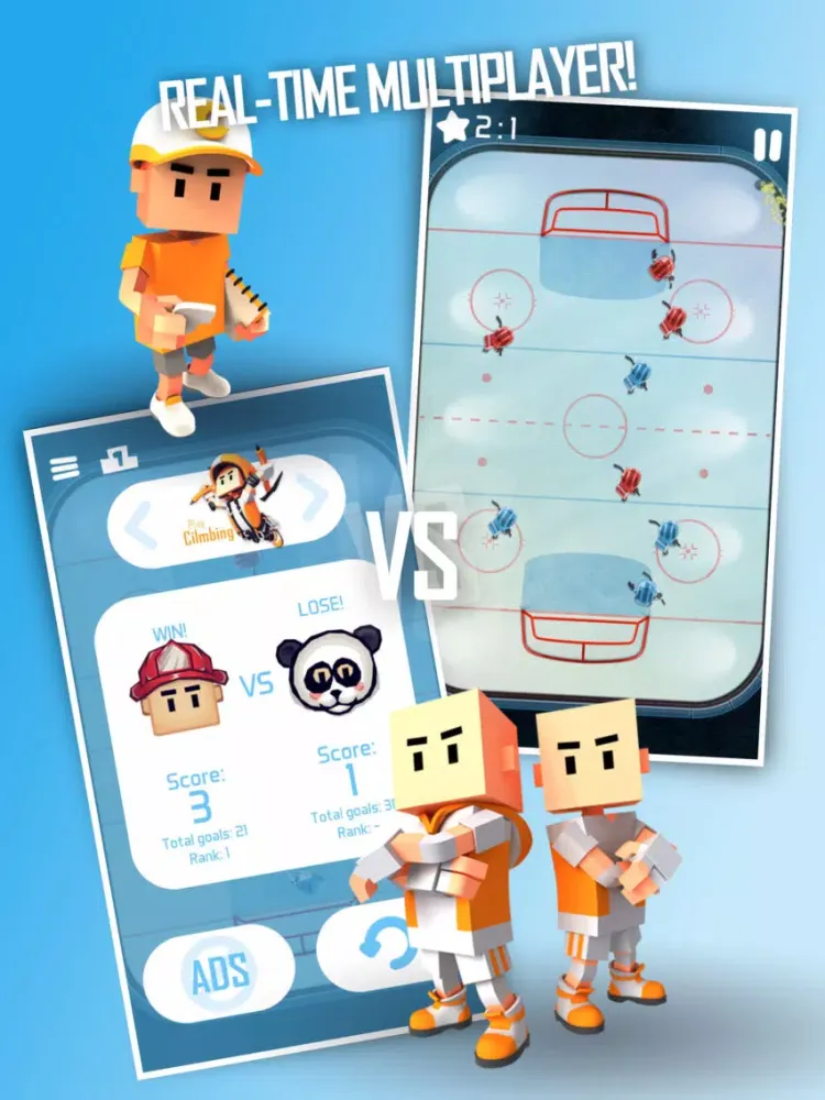 Capturas de tela do Ice Hockey Champs iPad 