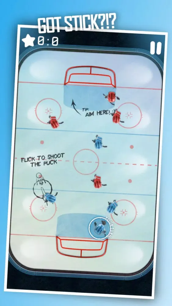 Capturas de tela do Ice Hockey Champs