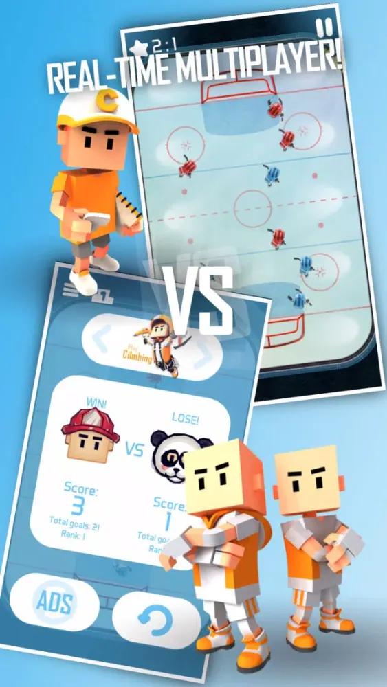 Capturas de tela do Ice Hockey Champs