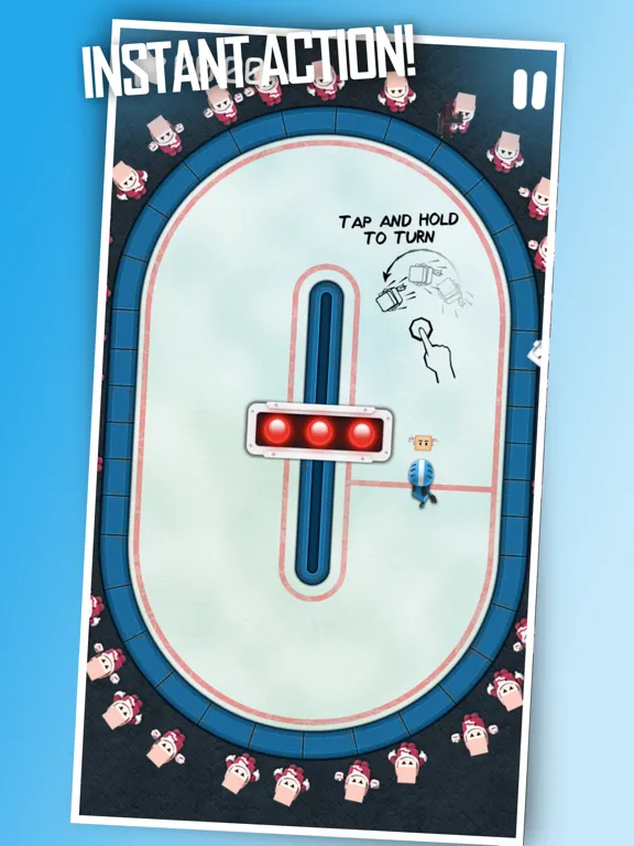 Capturas de tela do Speed Skating Champs iPad 