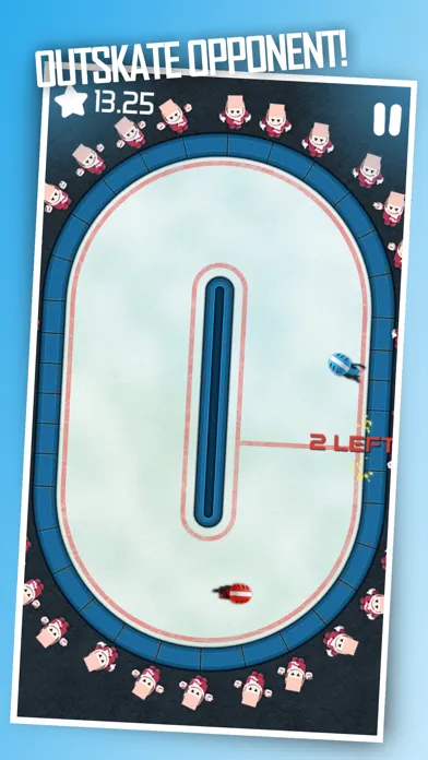 Capturas de tela do Speed Skating Champs