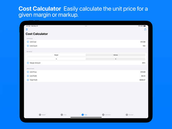 Margin Finder: Sale Calculator iPad  स्क्रीनशॉट