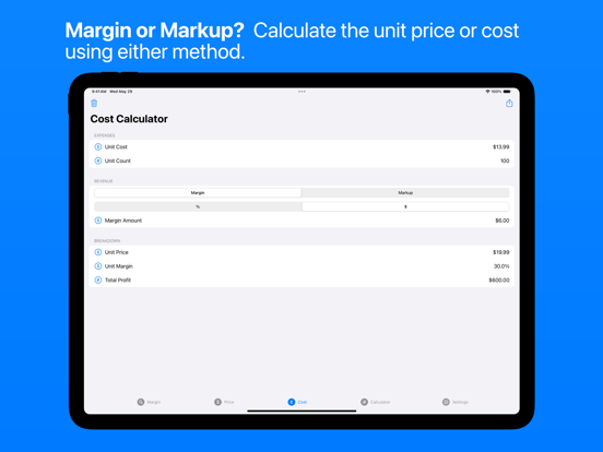 Margin Finder: Sale Calculator iPad  स्क्रीनशॉट