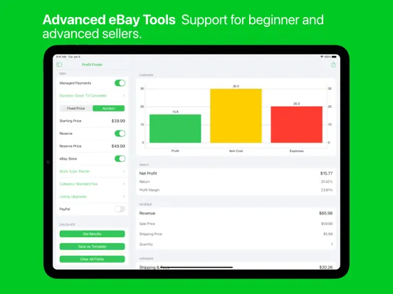ภาพหน้าจอของ Profit Finder - Fee Calculator iPad 