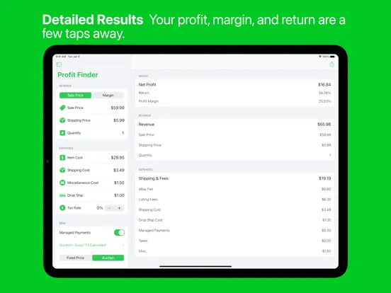 ภาพหน้าจอของ Profit Finder - Fee Calculator iPad 