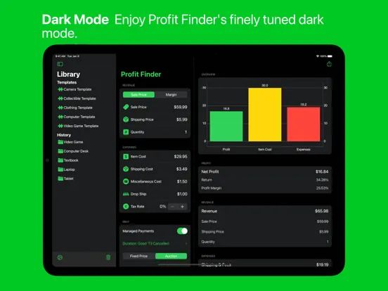 ภาพหน้าจอของ Profit Finder - Fee Calculator iPad 