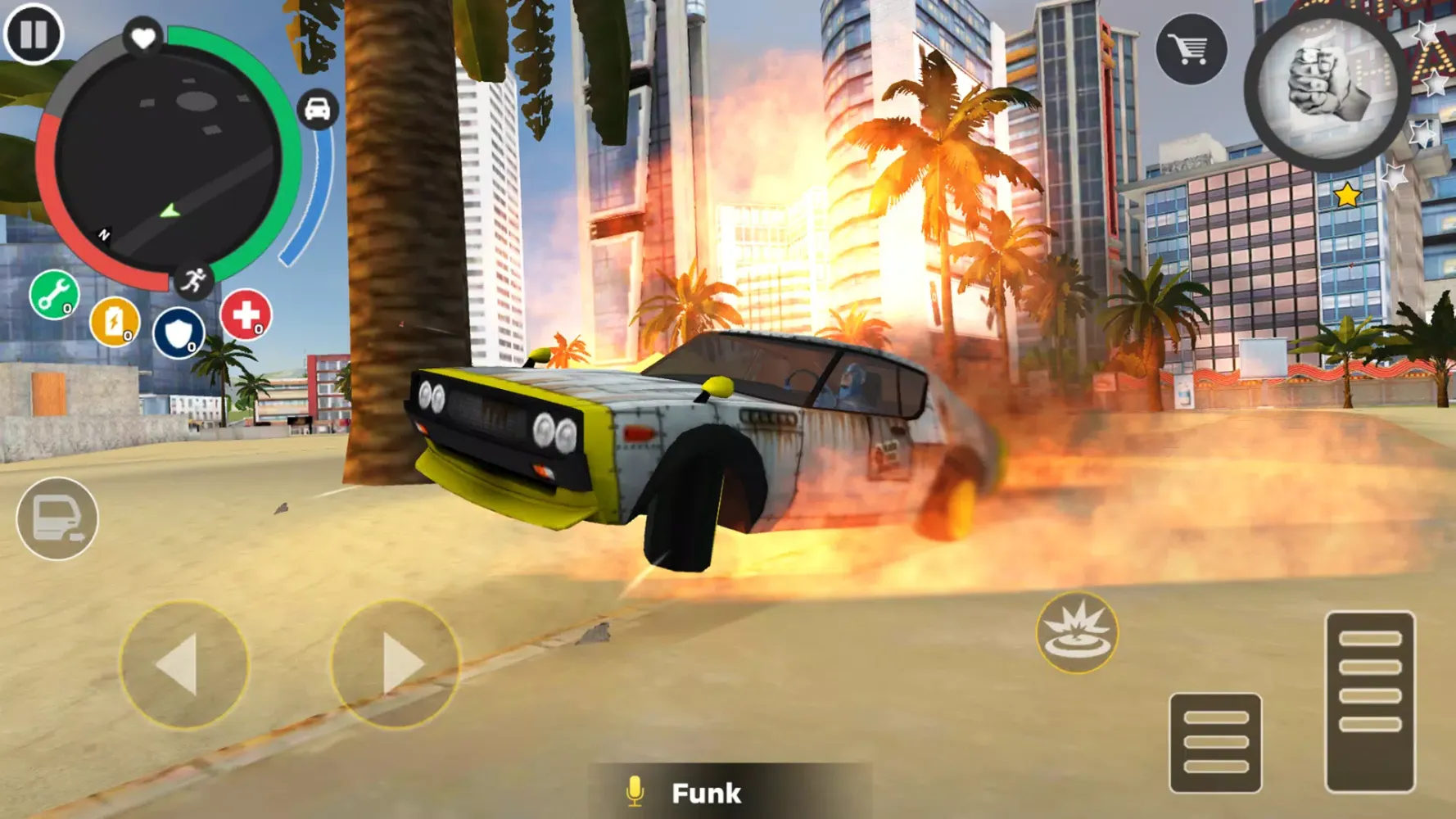 Captures d'écran de Rope Hero: Cheatground MOD
