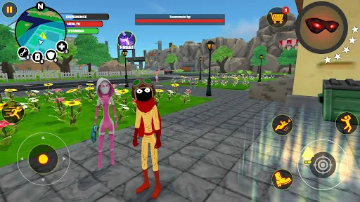 Stickman Superhero سکرین شاٹس