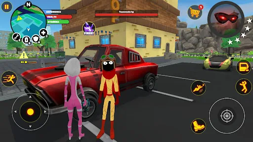 Stickman Superhero سکرین شاٹس