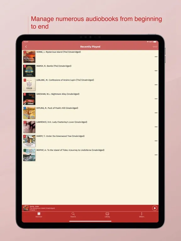 Tangkapan skrin NSWL iPad 