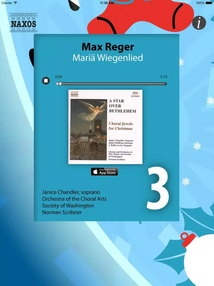 ภาพหน้าจอของ Musical Advent Calendar 2 iPad 