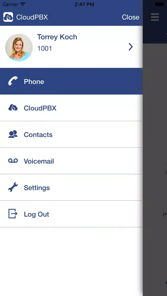 Ảnh chụp màn hình của Nayatel CloudPBX