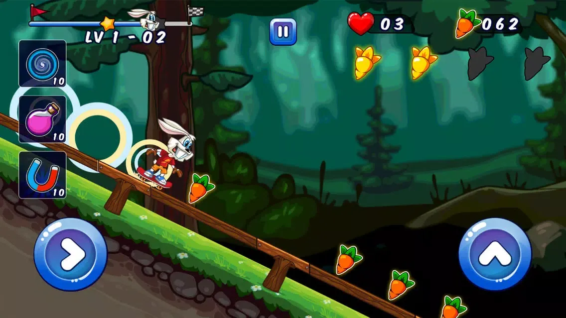 Zrzuty ekranu Looney Bunny Skater Dash