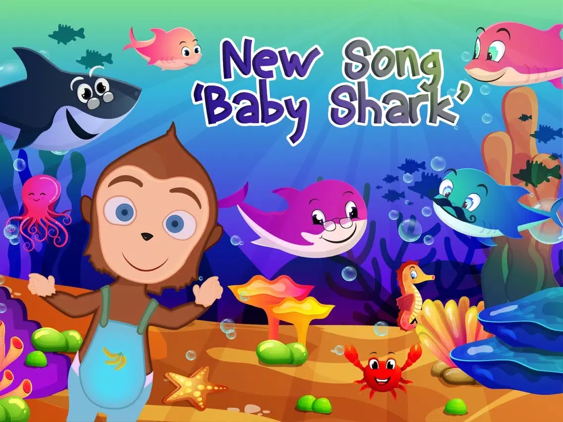 Kaju Games : 5 Little Monkeys iPad  سکرین شاٹس