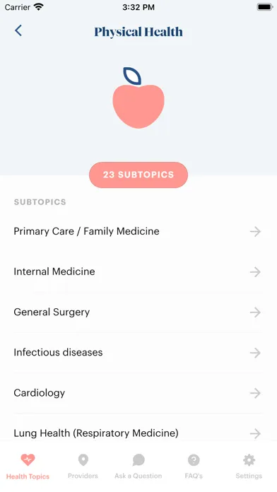 REACH4Health Screenshots