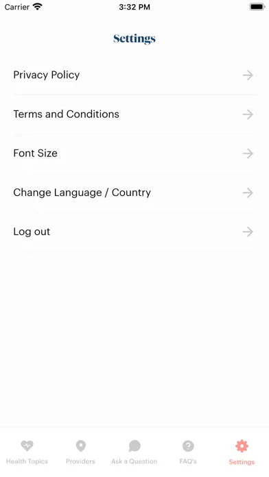 REACH4Health Screenshots