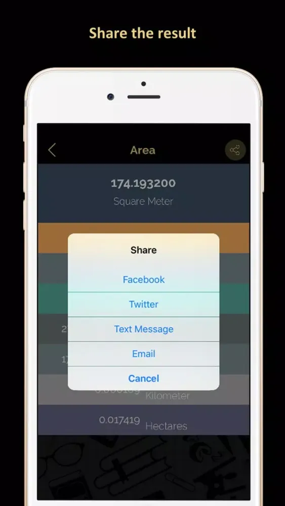 Captures d'écran de Area Calculator (Free)