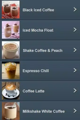 Resep Kreasi Minuman KOPI Screenshots