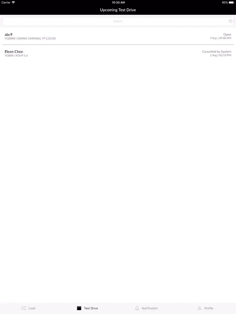 Capturas de pantalla de Naza Prospect Management iPad 
