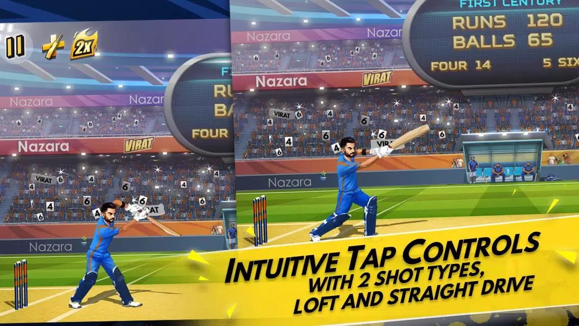Virat Cricket سکرین شاٹس