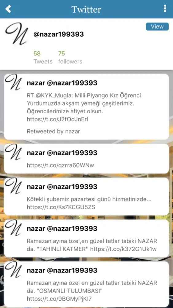 Nazar Cafe Restaurant স্ক্রিনশট
