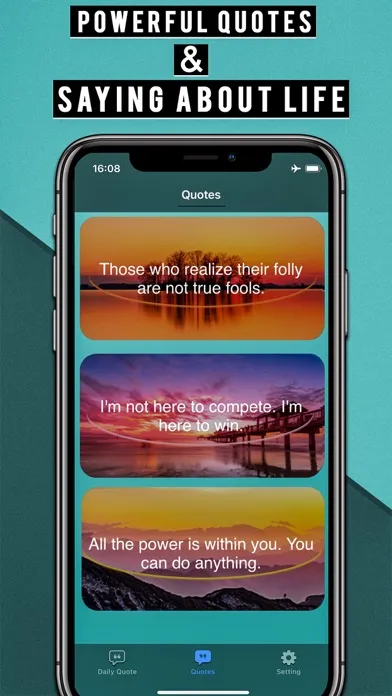 Daily Quotes - Phrases Status应用截图