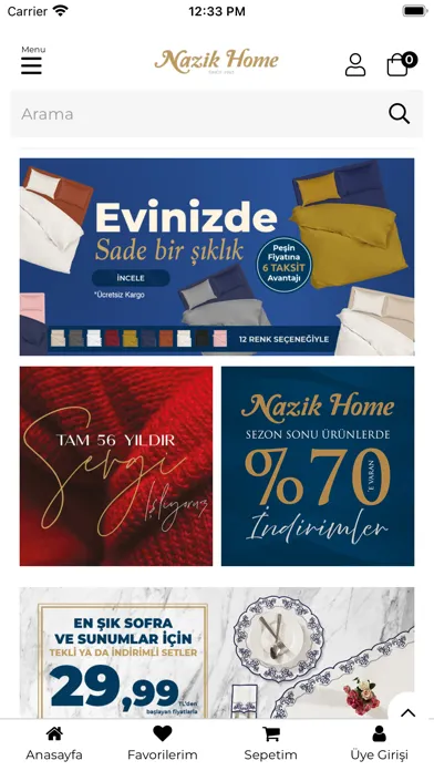 Nazik Home Screenshots