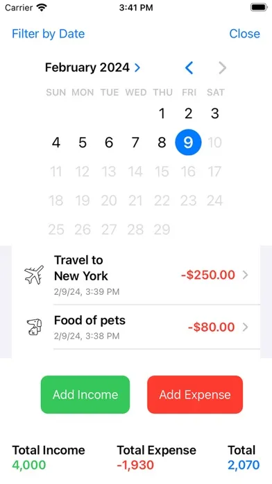 Expense tracker, Money tracker應用截圖