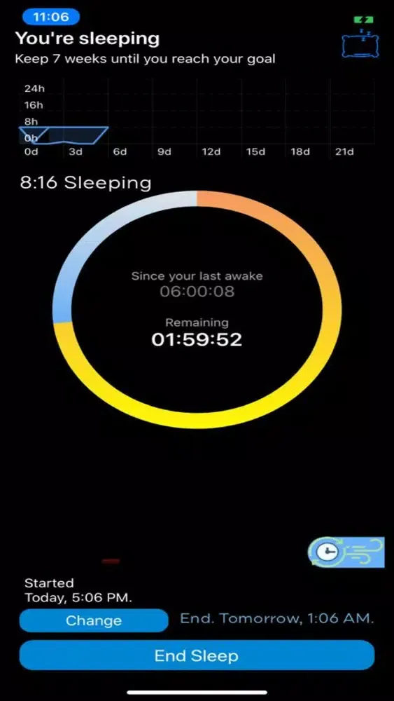 Ảnh chụp màn hình của Auto Sleep