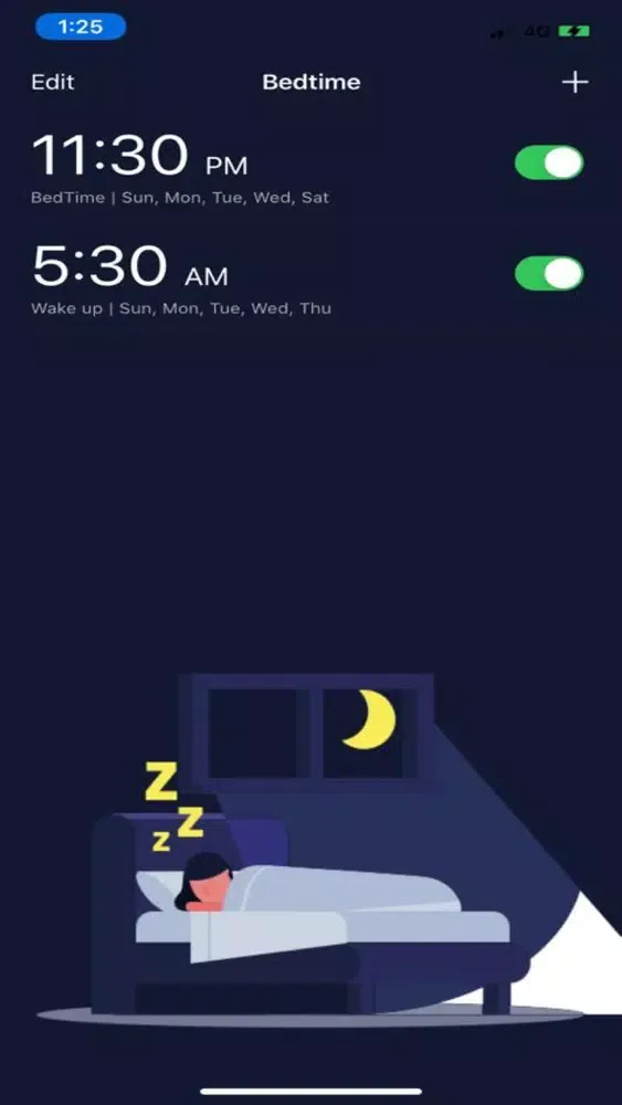 Ảnh chụp màn hình của Auto Sleep