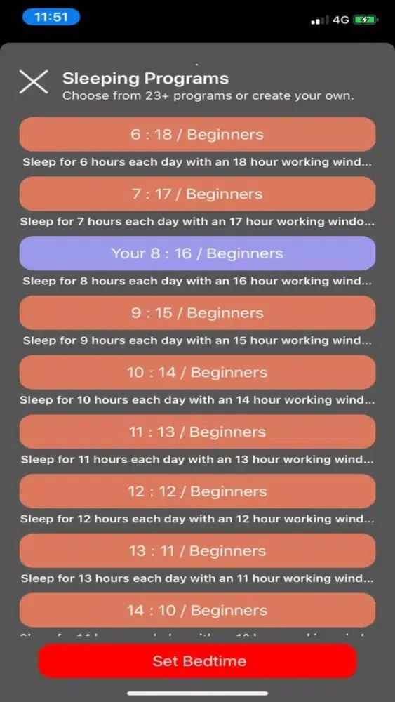 Ảnh chụp màn hình của Auto Sleep