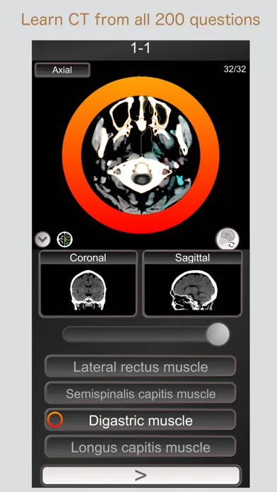 CT PassQuiz Head/Brain / MRI Screenshots