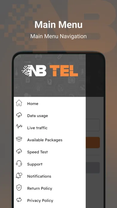 Capturas de pantalla de NBTEL FTTH