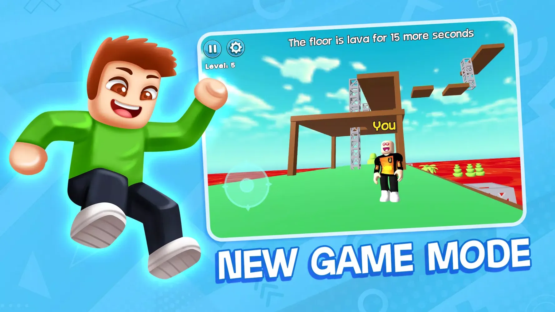 Obby Block World: Lava Fall应用截图