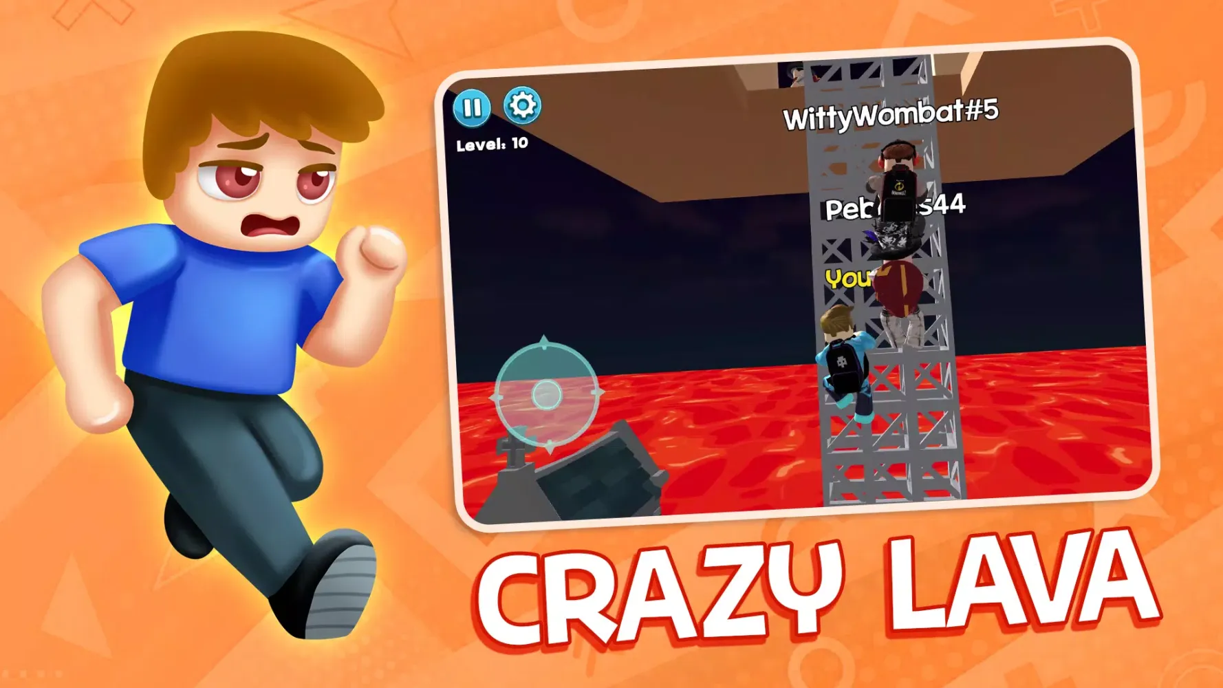Obby Block World: Lava Fall应用截图